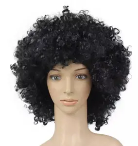 Wig rambut kribo pria / wanita wig pesta wig Halloween