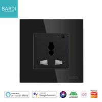 Gambar BARDI Smart Wall Socket Wifi UNI Black For Alexa GoogleHome Automation dari BARDI Smart Home Kota Administrasi Jakarta Utara 3 Tokopedia