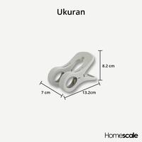 Gambar Jepitan Selimut, Handuk, Seprai Serbaguna - Putih dari Homescaleid Kota Tangerang Selatan 4 Tokopedia