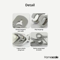 Gambar Jepitan Selimut, Handuk, Seprai Serbaguna - Putih dari Homescaleid Kota Tangerang Selatan 3 Tokopedia