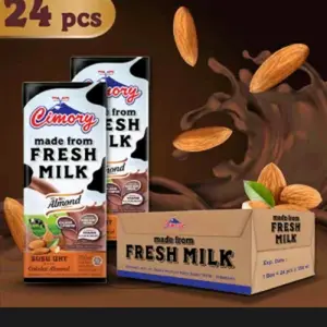 susu UHT Cimory almond 250ml 1dus isi 24pcs