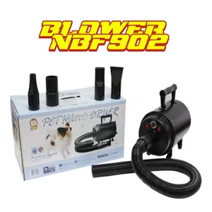 NBF902 Pengering Hewan PET HAND DRYER NBF902 BLOWER CAT/DOG dengan Kaki Anti-Slip Filter Dapat Dilepaskan dan Dicuci Hose 3 Meter Ringan dan Nyaman untuk Dibawa Berpergian
