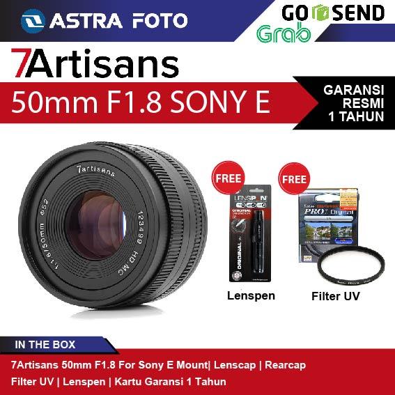 Gambar 7ARTISANS 50mm F/1.8 LENSA FOR SONY E MOUNT - Lens 7Artisan dari Astra Foto Kota Administrasi Jakarta Pusat Tokopedia