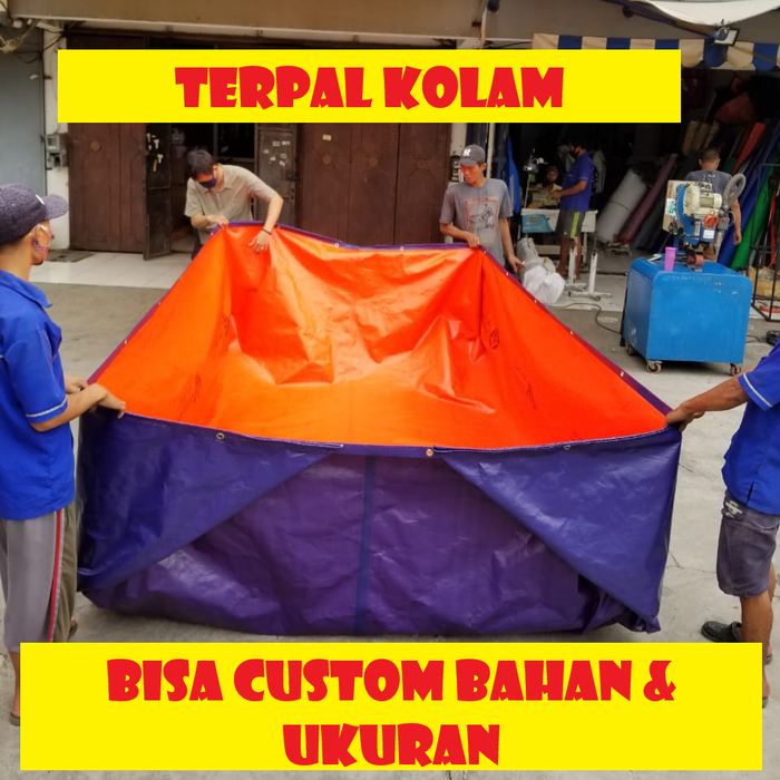 Gambar terpal kolam ukuran 3x2x1 dari Membranindo offcial Kota Administrasi Jakarta Barat Tokopedia