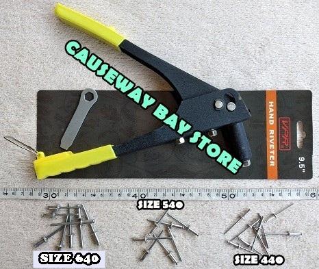 Gambar TANG RIVET FREE/ BONUS PAKU RIVET 50PCS dari CAUSEWAYBAYSTORE Kab. Sidoarjo Tokopedia