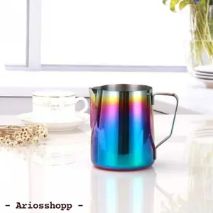 Gelas Pitcher Kopi Espresso Rainbow Stainless