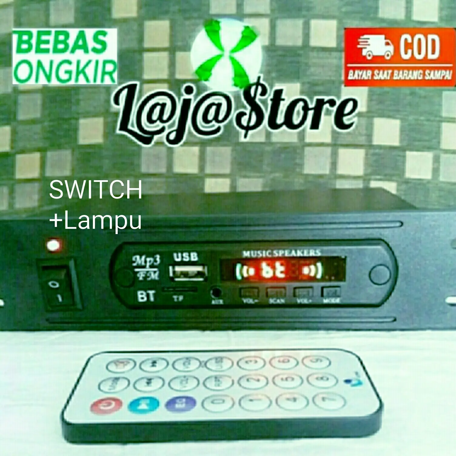 Mp3 USB Bluetooth 5.0 Player tanpa Adaptor