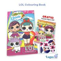 Gambar Coloring Book buku mewarnai LOL surprise aktivitas anak edukasi dari Om Botak Shop Kab. Tangerang 1 Tokopedia