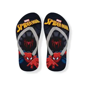Sandal Jepit Anak Laki - Laki Spiderman Black | Sandal Superhero