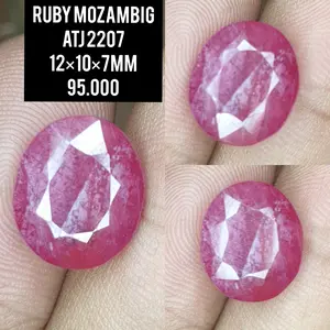 RUBY MOZAMBIG, GARANSI BATU ASLI, TOP QUALITY ATJ 2207