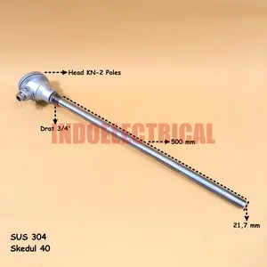 THERMOCOUPLE TYPE K SS 304 SKEDUL 40