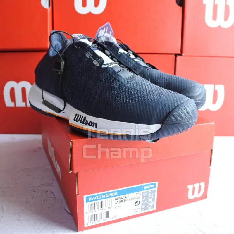 Sepatu Tenis Wilson Kaos Rapide Outer Space 2021/ Tennis Shoes Ori 3
