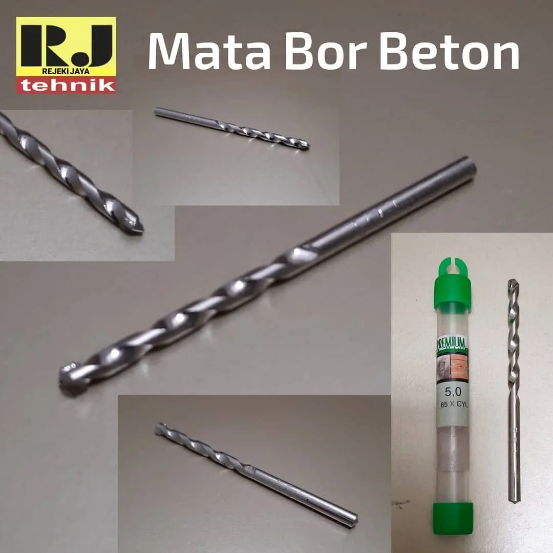 Joran Drill Mata Bor Tembok Beton 4mm / 5mm