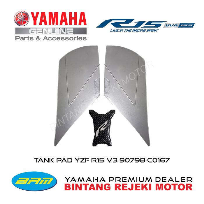 Gambar TANK PAD R25 YZF R15 V3 90798-C0167 dari Yamaha Bintang Rejeki Motor Kab. Bandung Tokopedia