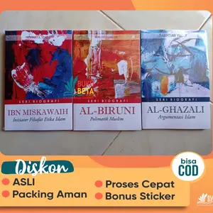 Paket Buku Seri Biografi Ibn Miskawaih, Al-Biruni, Al-Ghazali