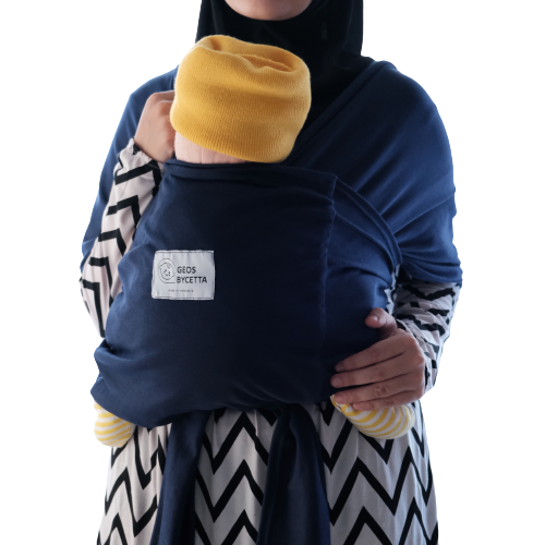 Gambar Gendongan Bayi Depan Geos Bycetta Set With Sash - Navy dari GEOS BYCETTA Kota Depok Tokopedia