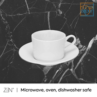 Gambar Zen Western Cylinder White Cup Saucer 150ml (C/S-M) / Cangkir Espresso dari Bursa Dapur Mall Kota Administrasi Jakarta Barat 1 Tokopedia