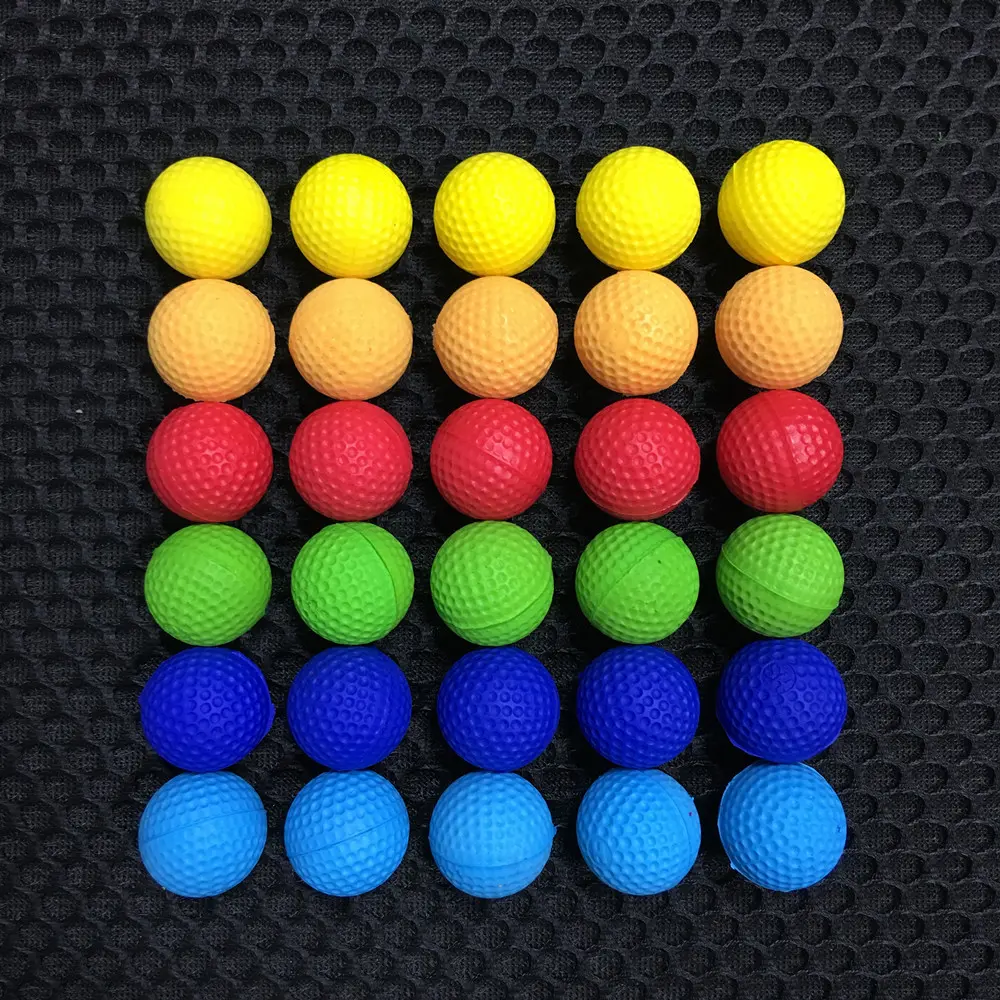 10Pcs Peluru Bola Karet Nerf Rival Refill Soft Ball Bullet Dart Bulat