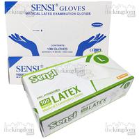 Gambar Sensi Gloves Latex Powdered /100 Sarung Tangan Medis Bedak - Sensi Gloves S, Packing Plastik dari The Kingdom Shop Kota Administrasi Jakarta Utara 2 Tokopedia
