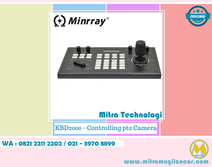 Gambar MINRRAY KBD2000 KEYBOARD OR JOYSTICK FOR CONTROLLING PTZ CAMERA dari Mitra Technologi Kota Bekasi Tokopedia
