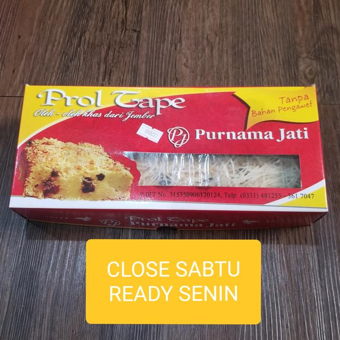Gambar Prol Tape Jember Sari Purnama Jati Besar 800g dari OulaShop.Jkt Kota Administrasi Jakarta Barat Tokopedia