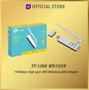 TP-LINK TL-WN722N : TPLink 150Mbps High Gain WiFi Wireless USB Adapter