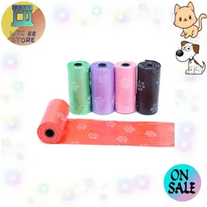 kantong plastik sampah refill / PLASTIK POOP BAG MOTIF kotoran hewan