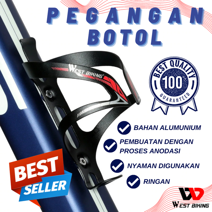 Gambar West Biking Bicycle Bottle Cage Holder Tempat Botol Minum Sepeda - Hitam dari West Biking Indonesia Jakarta Utara Tokopedia