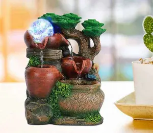 Rockery Flowing Water Fountain Desktop Chinese Fengshui