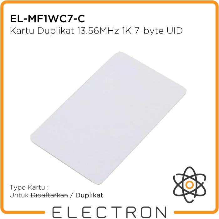 Gambar EL-MF1WC7-C 13.56MHz 1K 7byte UID Rewritable Magic Card Kartu Duplikat dari Electron ID_NEW Kota Tangerang Tokopedia