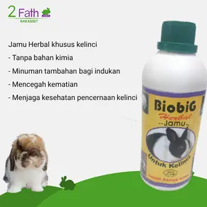 jamu kelinci biobig herbal 550ml daya tahan tubuh kelinci