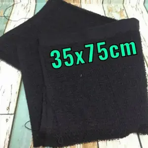 handuk hitam untuk salon Barber Shop