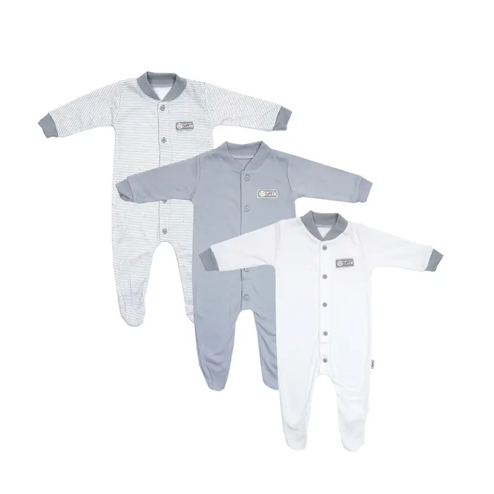 Gambar FLUFFY Baju Kodok tutup Kaki ABU (Isi 3Pcs) KDSK-ABU-SML - 3-6 Bulan dari PusatPerlengkapanBayi Kota Bandung 5 Tokopedia