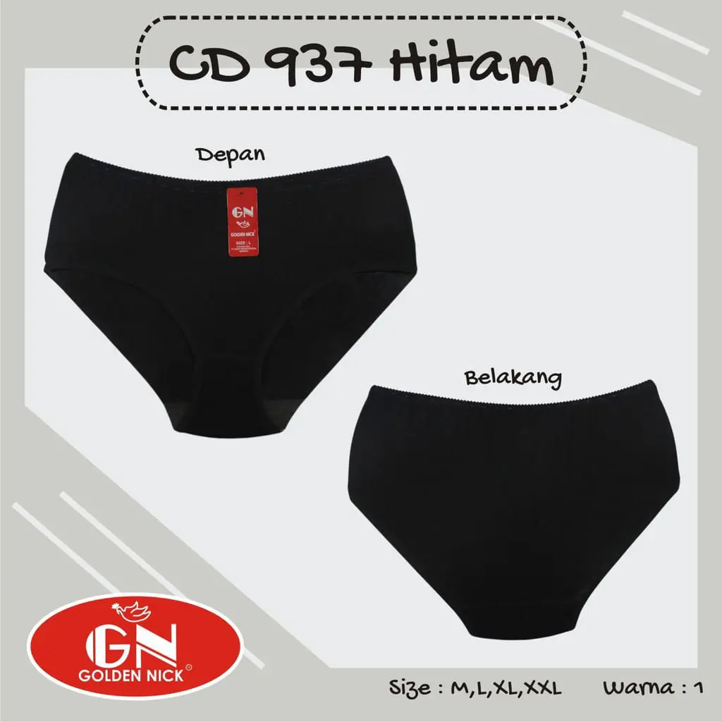 GOLDEN NICK CD Wanita KATUN 937 Khusus HITAM