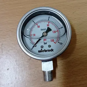 Pressure Gauge Full Stainless 2 1/2 " inchi 150 Psi