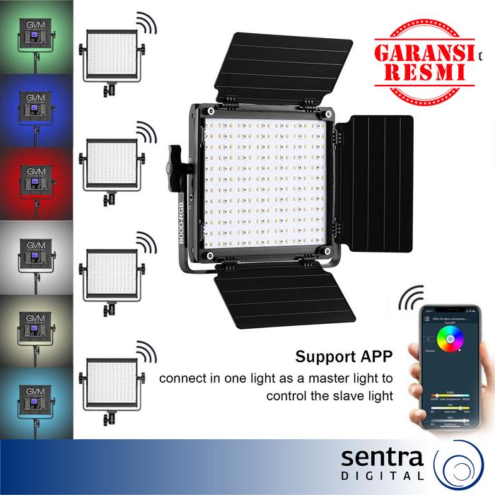 Gambar GVM 800D-RGB RGB LED Studio Video Light dari Sentra Digital Kota Surabaya Tokopedia
