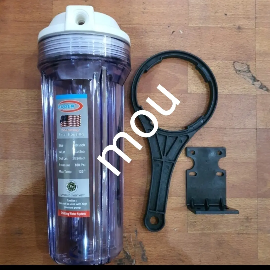 housing clear 10 inch drat 1/4 eugen