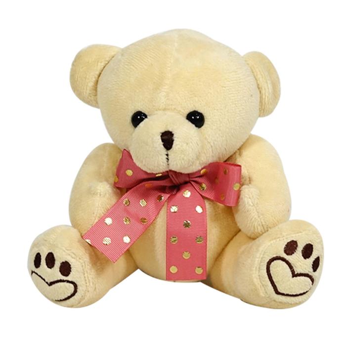 Gambar Boneka Teddy Bear Istana Boneka Joint Bear With Pita 20 cm - Cream dari ISTANA BONEKA OFFICIAL SHOP Kab. Malang Tokopedia