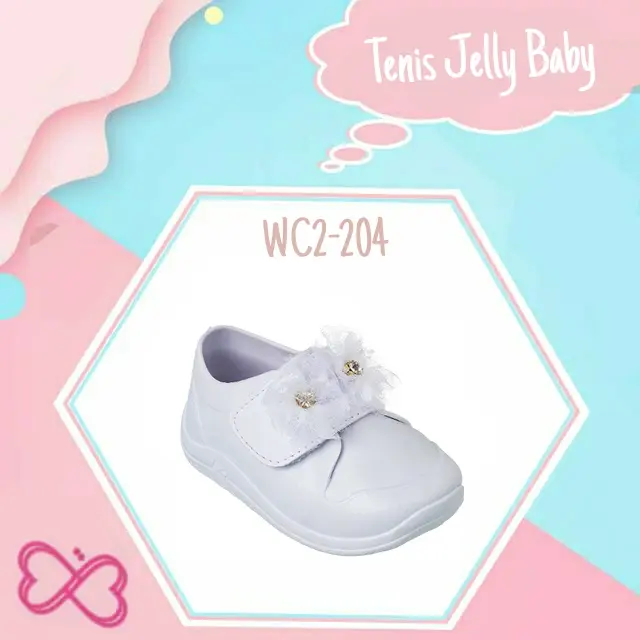 Sepatu Worldcolors Tennis Jelly - White / Tenis