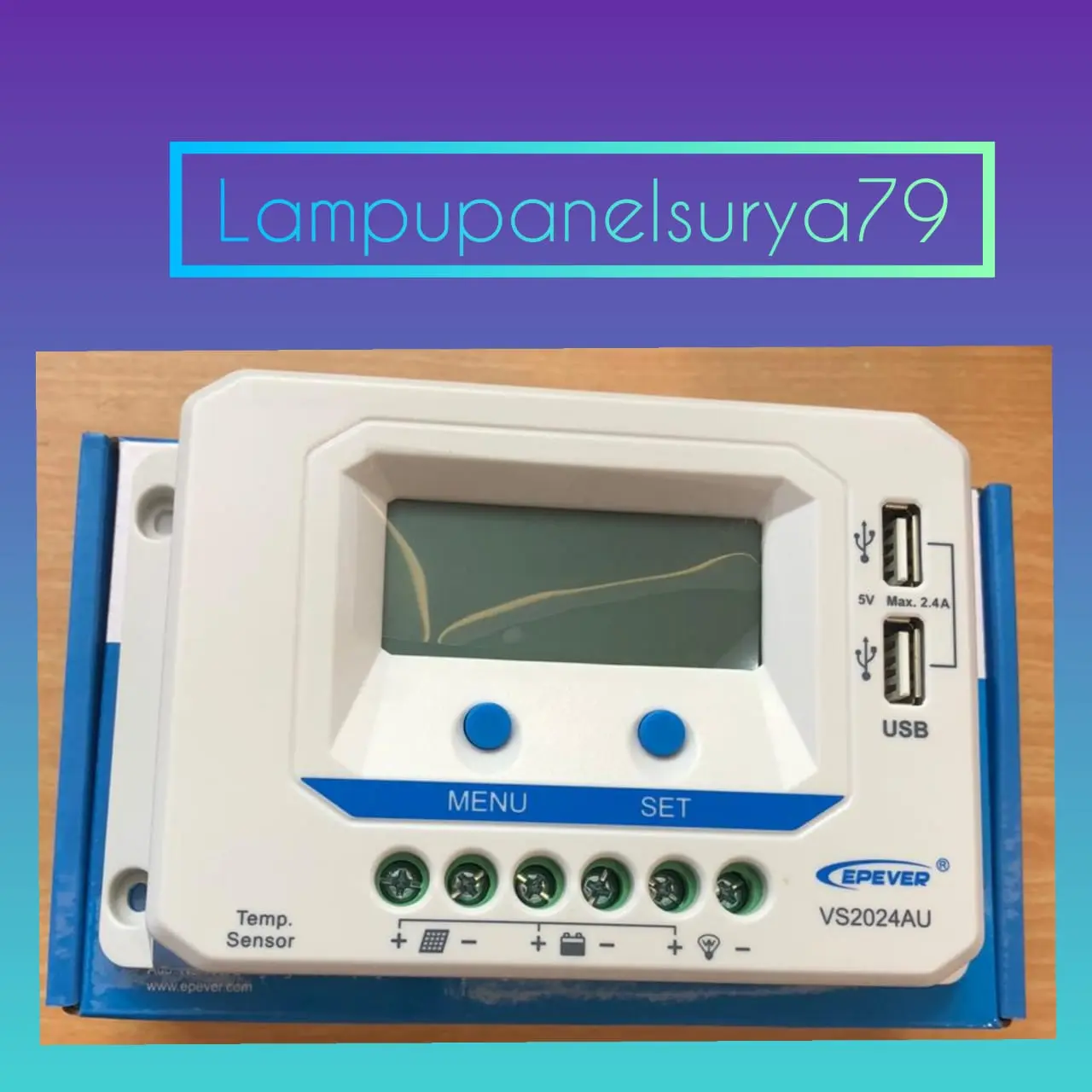 PWM 20A EPEVER VS2024AU SOLAR CHARGE CONTROLLER