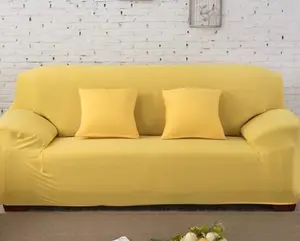 Cover Sofa Polos 1 2 3 4 Seater Red Wine Flow Bahan Lembut Halus Adem