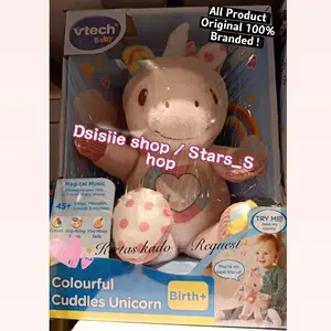 Vtech Baby Colourful Cuddles Unicorn Original / Boneka Unicorn