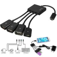 Gambar OTG hub 4 in 1 micro usb power charging dari MENTARI KOMPUTER. Kota Makassar 1 Tokopedia