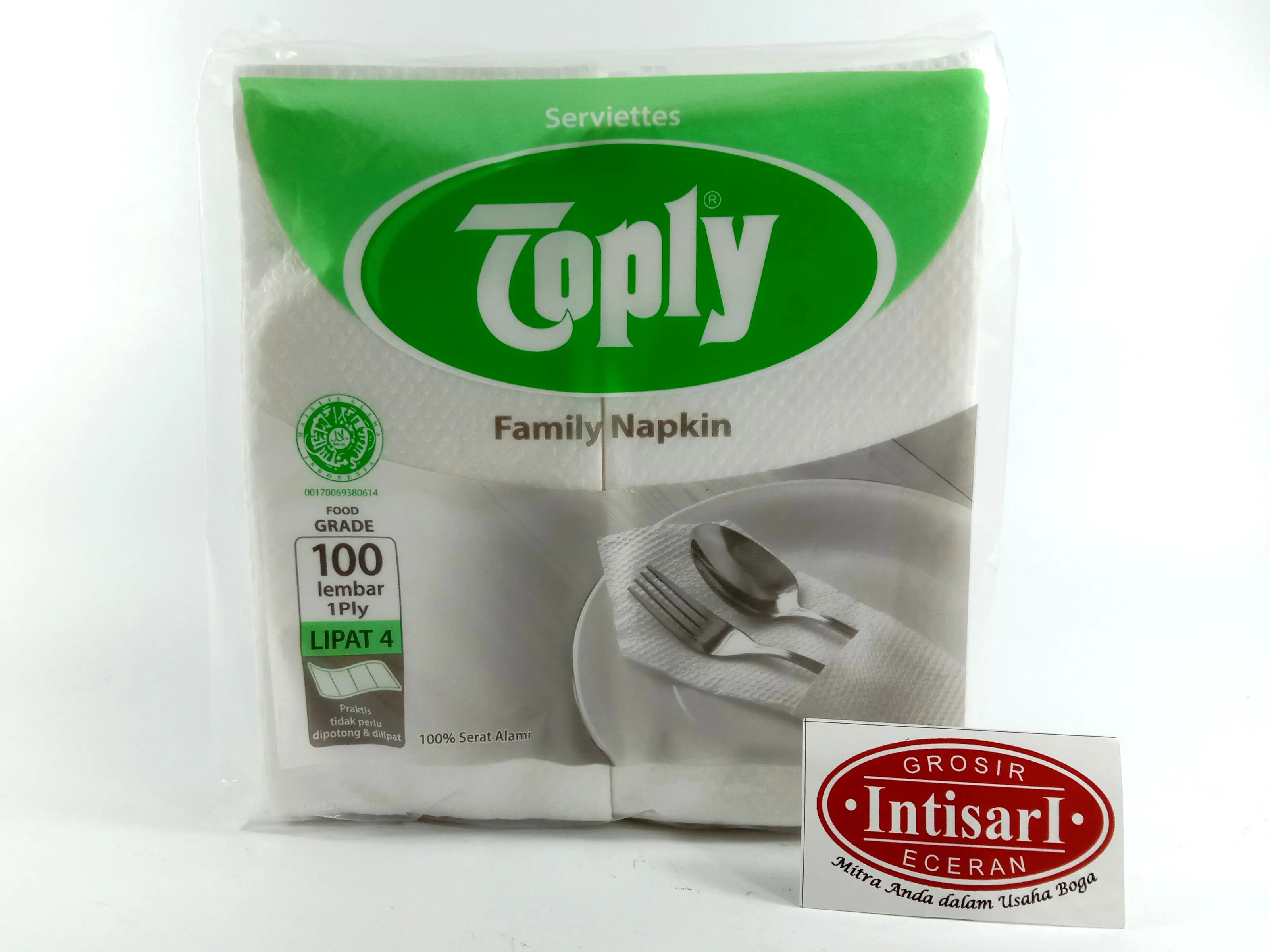 Tisu Makan Toply 100 Sheet