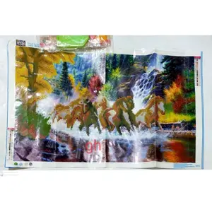 DIY Diamond Painting (gambar lengkap dengan alat )