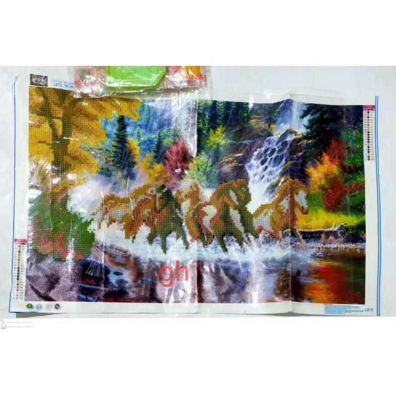 DIY Diamond Painting (gambar lengkap dengan alat )