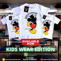 Gambar T-SHIRT ANAK RADJA KARAKTER GAMBAR MICKEY MOUSE - S, Putih dari Galery Radja Kab. Bandung 1 Tokopedia