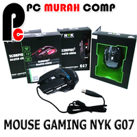 Gambar MOUSE GAMING NYK G07 SCORPION dari Pc Murah Comp Kota Bekasi 1 Tokopedia