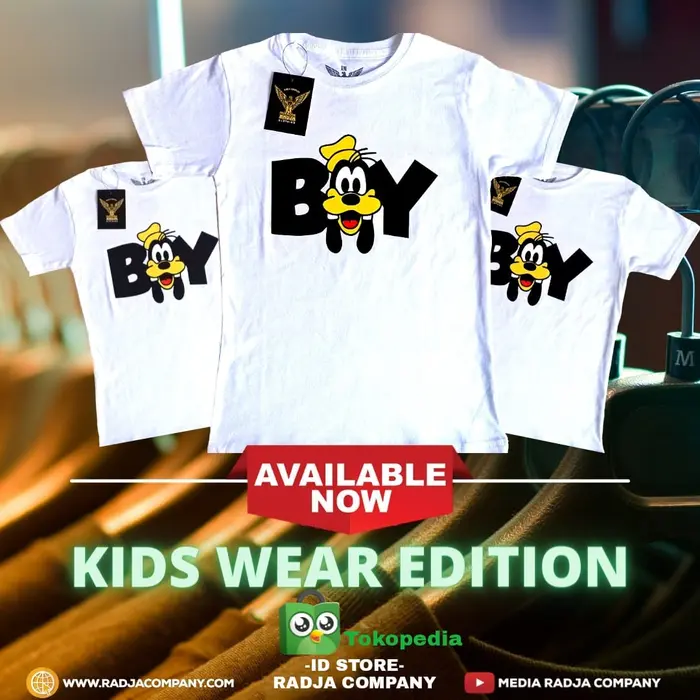 Gambar T-SHIRT ANAK RADJA KARAKTER GAMBAR PLUTO - S, Putih dari Galery Radja Kab. Bandung 4 Tokopedia