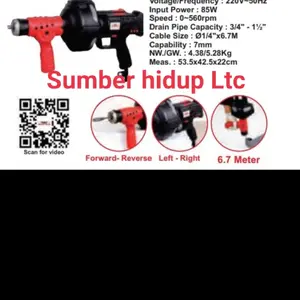 Mesin pembersih pipa 6.7 meter